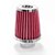 FILTRO AR MÉDIO DUPLO FLUXO BASE RÍGIDA VERMELHO RACE CHROME - Imagem 2