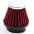 FILTRO AR PARA MOTO BASE BORRACHA 38MM VERMELHO RACE CHROME - Imagem 2