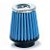 FILTRO AR PEQUENO ALTO MONOFLUXO BASE BORRACHA 62MM AZUL RACE CHROME - Imagem 1