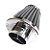 FILTRO AR PEQUENO ALTO MONOFLUXO BASE RÍGIDA 52MM PRETO (RC026PT) RACE CHROME - Imagem 3