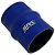 MANGOTE SILICONE RETO EMENDA C/ HUMP 2½" AZUL (HSIPSRH03) SPA - Imagem 1