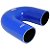 MANGOTE SILICONE CURVA 180° TIPO "U" 2¾" X 2½" AZUL (HSIPSU05) SPA - Imagem 1