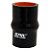 MANGOTE SILICONE RETO EMENDA C/ HUMP 2" PRETO (HSIPSRH01B) SPA - Imagem 1