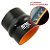 MANGOTE SILICONE RETO EMENDA C/ HUMP 2" PRETO (HSIPSRH01B) SPA - Imagem 3