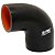 MANGOTE SILICONE REDUÇÃO CURVA 90° 3"X2½"X100MM PRETA (HSIPSND03B) SPA - Imagem 1