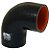 MANGOTE SILICONE CURVA 90° 2¾" PRETO (HSIPSN04B) SPA - Imagem 2