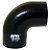 MANGOTE SILICONE CURVA 90° 2¾" PRETO (HSIPSN04B) SPA - Imagem 1