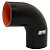 MANGOTE SILICONE CURVA 90° 2½" PRETA (HSIPSN03B) SPA - Imagem 1