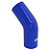 MANGOTE SILICONE CURVA 45° 2" AZUL (HSIPSQ01) SPA - Imagem 2