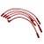 CABO VELA SILICONE 10MM VW AR COM PINO VERMELHO (CIGCBIMSVW02) SPA - Imagem 1