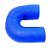 MANGUEIRA SILICONE U MI AZUL 2¾"X 2" (FL332AZ) FGL - Imagem 3