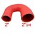 MANGUEIRA SILICONE U MI VERMELHA 2¾"X 2" (FL332VM) FGL - Imagem 1