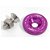 ARRUELA FENDER WASHER LARGA COM PARAFUSO M6 ROXA (FWL-8) LOWV - Imagem 1
