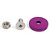 ARRUELA FENDER WASHER LARGA COM PARAFUSO M6 ROXA (FWL-8) LOWV - Imagem 2