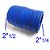 MANGUEIRA SILICONE REDUÇÃO 2¼" X 2½" AZUL FGL - Imagem 1