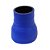 MANGUEIRA SILICONE REDUÇÃO 2½" X 2" AZUL (FL301AZ) FGL - Imagem 2