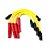 CABO VELA SILICONE VW AP SEM PINO AMARELO PONTAS VERMELHAS/PRETAS (130-AM/ST-V01) MELPIS - Imagem 1