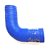 MANGUEIRA SILICONE 90° 2½" AZUL (FL315AZ) FGL - Imagem 3