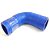 MANGUEIRA SILICONE 90° 2½" AZUL (FL315AZ) FGL - Imagem 2