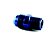 NIPLE CONEXÃO AMERICANA 08AN X 3/8" NPT AZUL (0838NA) MTR - Imagem 1
