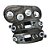 KIT BUCHA MOTOR E CÂMBIO VW AR MOPU (NVS0204M) NVS - Imagem 1