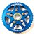POLIA REGULÁVEL AP 8V RACING BILLET PARTS AZUL (FT-0059-AZ) FÔLEGO - Imagem 1