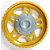 POLIA REGULÁVEL AP 8V RACING BILLET PARTS DOURADA (FT-059-DD) FÔLEGO - Imagem 3