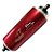 FILTRO COMBUSTÍVEL GRANDE 9MM VERMELHO UNIQUE - Imagem 1