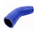 MANGUEIRA SILICONE 45° 3" AZUL (FL225AZ) FGL - Imagem 3
