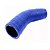MANGUEIRA SILICONE 45° 2¼" X 2" AZUL (FL324AZ) FGL - Imagem 2