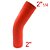 MANGUEIRA SILICONE 45° 2¼" X 2" VERMELHA (FL324VM) FGL - Imagem 1