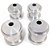 BUCHA QUADRO ALUMINIO 10MM VW AP QUADRADO FURO DESLOCADO (1035) RGTX - Imagem 1