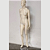 Manequim Feminino Adulto Fibra De Vidro com Suporte Base - Imagem 3