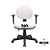 Cadeira Secretária Executiva NR17 Regulagem Back System Braços Reguláveis - Imagem 2