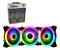 Kit 3 Cooler FAN Gamdias, 120mm, RGB - AEOLUS M2-1203 LITE - Imagem 2