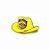 Pin, DSA 2019, chapéu, Amarelo, Conquistador - Imagem 1