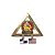 Pin Forever Faithful, triangulo com 2 pingentes e fundo vermelho - Imagem 1