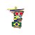 Pin, Linaje de Campeones, Cristo Redentor nas cores da Bandeira do Brasil - Imagem 1