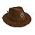 Chapéu de couro caramelo, com logo DSA 2019 metal - Imagem 1