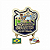 ARGANEL/PRENDEDOR DE LENÇO AVENTURI AC 2023, "PEQUENOS GIGANTES", FORFORECENTE - Imagem 1