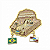 ARGANEL/PRENDEDOR DE LENÇO AVENTURI ASP 2023, "ESCAVANDO AVENTURAS", FORFORECENTE - Imagem 1