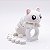 ARGANEL/PRENDEDOR DE LENÇO 3D ARTICULADO, GATINHO RABO LONGO. - Imagem 1