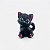 ARGANEL/PRENDEDOR DE LENÇO, GATINHO PRETO 3D - Imagem 1