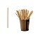 Mexedor Madeira 11cm Biodegradável Café Longo - 1.000un - Imagem 1