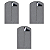 Kit 3 Capas de Terno ou Vestido Com visor ou Frente Cristal ( ESTOQUEVIRTUAL ) - Imagem 3