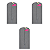 Kit 3 Capas de Terno ou Vestido Com visor ou Frente Cristal ( ESTOQUEVIRTUAL ) - Imagem 2