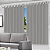Cortina Blackout Película Cinza com Ilhós - 200x140cm - Imagem 3