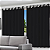 Cortina Blackout Película Cinza com Ilhós - 200x140cm - Imagem 4