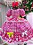 Vestido Junino Mimadine Luxo Viviane Pink - Imagem 6
