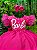 Vestido Ysa Kids Barbie Luxinho Pink Com led - Imagem 5